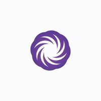 draaikolk icoon logo vector ontwerp sjabloon