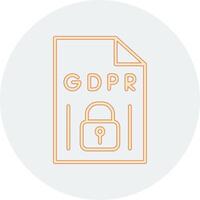 gdpr vector icoon