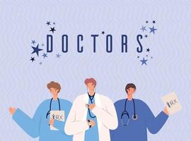 aardige dokters illustratie vector