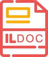 ildoc creatief icoon ontwerp vector