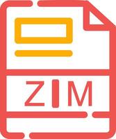 zim creatief icoon ontwerp vector