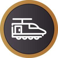 elektrisch trein creatief icoon ontwerp vector