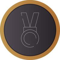 medaille creatief icoon ontwerp vector