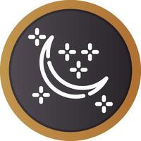 nieuw maan creatief icoon ontwerp vector