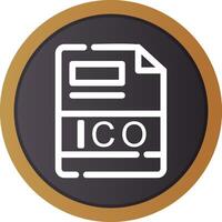 ico creatief icoon ontwerp vector