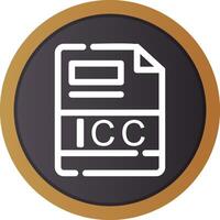 icc creatief icoon ontwerp vector