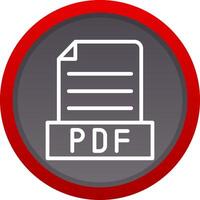 pdf creatief icoon ontwerp vector