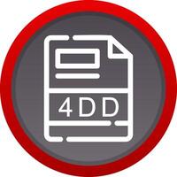 4dd creatief icoon ontwerp vector