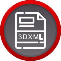 3dxml creatief icoon ontwerp vector