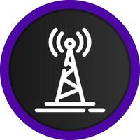 radio toren creatief icoon ontwerp vector