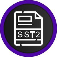 sst2 creatief icoon ontwerp vector