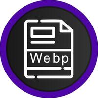 webp creatief icoon ontwerp vector