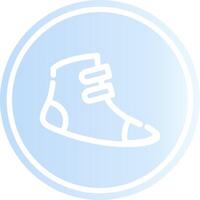 Amerikaans voetbal schoenen creatief icoon ontwerp vector