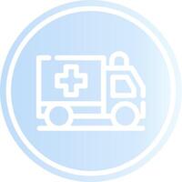 ambulance creatief icoon ontwerp vector