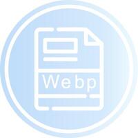 webp creatief icoon ontwerp vector