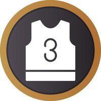 basketbal Jersey creatief icoon ontwerp vector