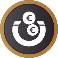 geld attractie creatief icoon ontwerp vector