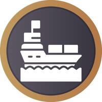 schip creatief icoon ontwerp vector