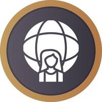 wereldbol creatief icoon ontwerp vector