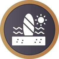 peddelen surfen creatief icoon ontwerp vector