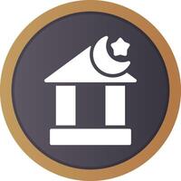 Islamitisch bank creatief icoon ontwerp vector
