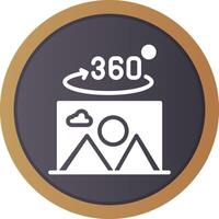 360 mate foto creatief icoon ontwerp vector