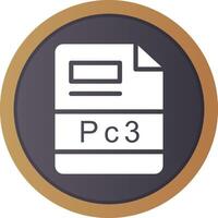 pc3 creatief icoon ontwerp vector