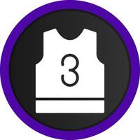 basketbal Jersey creatief icoon ontwerp vector