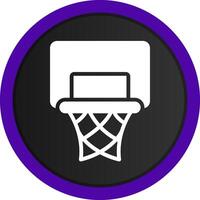 basketbal hoepel creatief icoon ontwerp vector