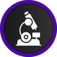 microscoop creatief icoon ontwerp vector