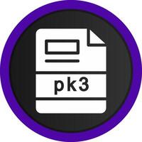 pk3 creatief icoon ontwerp vector