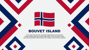 bouvet eiland vlag abstract achtergrond ontwerp sjabloon. bouvet eiland onafhankelijkheid dag banier behang vector illustratie. bouvet eiland sjabloon