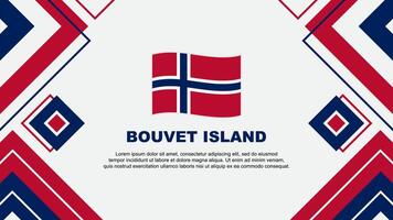 bouvet eiland vlag abstract achtergrond ontwerp sjabloon. bouvet eiland onafhankelijkheid dag banier behang vector illustratie. bouvet eiland achtergrond