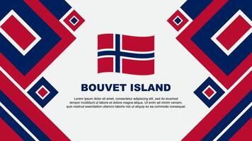 bouvet eiland vlag abstract achtergrond ontwerp sjabloon. bouvet eiland onafhankelijkheid dag banier behang vector illustratie. bouvet eiland tekenfilm