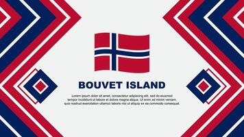 bouvet eiland vlag abstract achtergrond ontwerp sjabloon. bouvet eiland onafhankelijkheid dag banier behang vector illustratie. bouvet eiland ontwerp