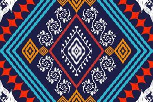 etnisch figuur aztec borduurwerk stijl.geometrisch ikat oosters traditioneel kunst Patroonontwerp voor etnisch achtergrond,behang,mode,kleding,verpakking,stof,afbeelding,vector illustratie. vector