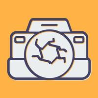 dslr camera vector icoon