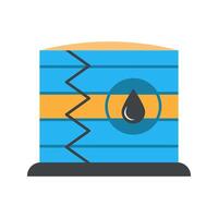 petroleum industrie. vector brandstof, olie, gas- en energie illustratie. benzine station of macht symbool en element.