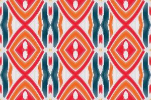 etnisch ikat naadloos patroon in stam. Amerikaans, Mexicaans stijl. aztec meetkundig ornament afdrukken. vector