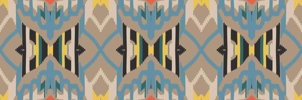 ikat patroon in tribal. geometrische etnische traditioneel. Mexicaanse gestreepte stijl. ontwerp voor achtergrond, behang, vectorillustratie, stof, kleding, batik, tapijt, borduurwerk. vector