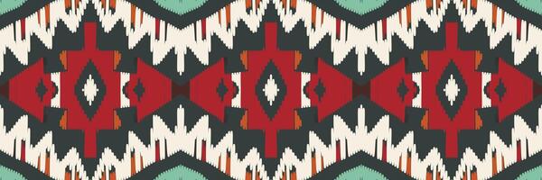 ikat patroon in tribal. geometrische etnische traditioneel. Mexicaanse gestreepte stijl. ontwerp voor achtergrond, behang, vectorillustratie, stof, kleding, batik, tapijt, borduurwerk. vector