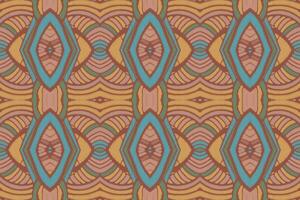 stof ikat naadloze patroon geometrische etnische traditionele borduurwerk style.design voor achtergrond, tapijt, mat, sarong, kleding, vectorillustratie. vector