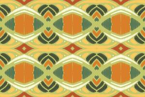 etnische ikat naadloze patroon in tribal. ontwerp voor achtergrond, behang, vectorillustratie, stof, kleding, tapijt, textiel, batik, borduurwerk. vector