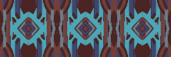 ikat patroon in tribal. geometrische etnische traditioneel. Mexicaanse gestreepte stijl. ontwerp voor achtergrond, behang, vectorillustratie, stof, kleding, batik, tapijt, borduurwerk. vector