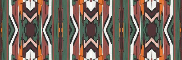 ikat patroon in tribal. geometrische etnische traditioneel. Mexicaanse gestreepte stijl. ontwerp voor achtergrond, behang, vectorillustratie, stof, kleding, batik, tapijt, borduurwerk. vector