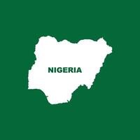 Nigeria kaart icoon vector