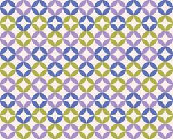 Purper, blauw, groen retro achtergrond, retro patroon, tegel patroon, premie vector