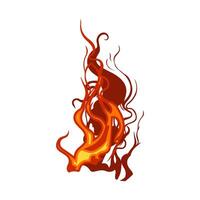 brand elementen voor ontwerp. rood en oranje vlammen dat brandwond heet vector