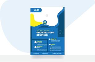 zakelijke bedrijf folder brochure ontwerp achtergronden sjabloon vector