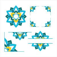 mandala bruiloft ornament vector ontwerp